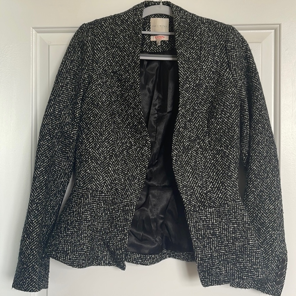 The Limited Peplum Style Jacket with Front Closure